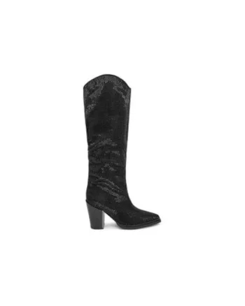 Cizme dama  I240551, Textil, 36 EU, Negru