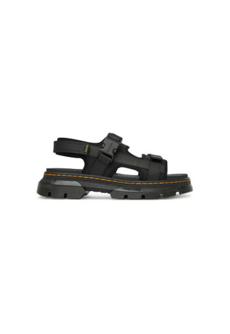 Sandale unisex Dr.Martens, DM31560001, Piele naturala, Negru, Negru