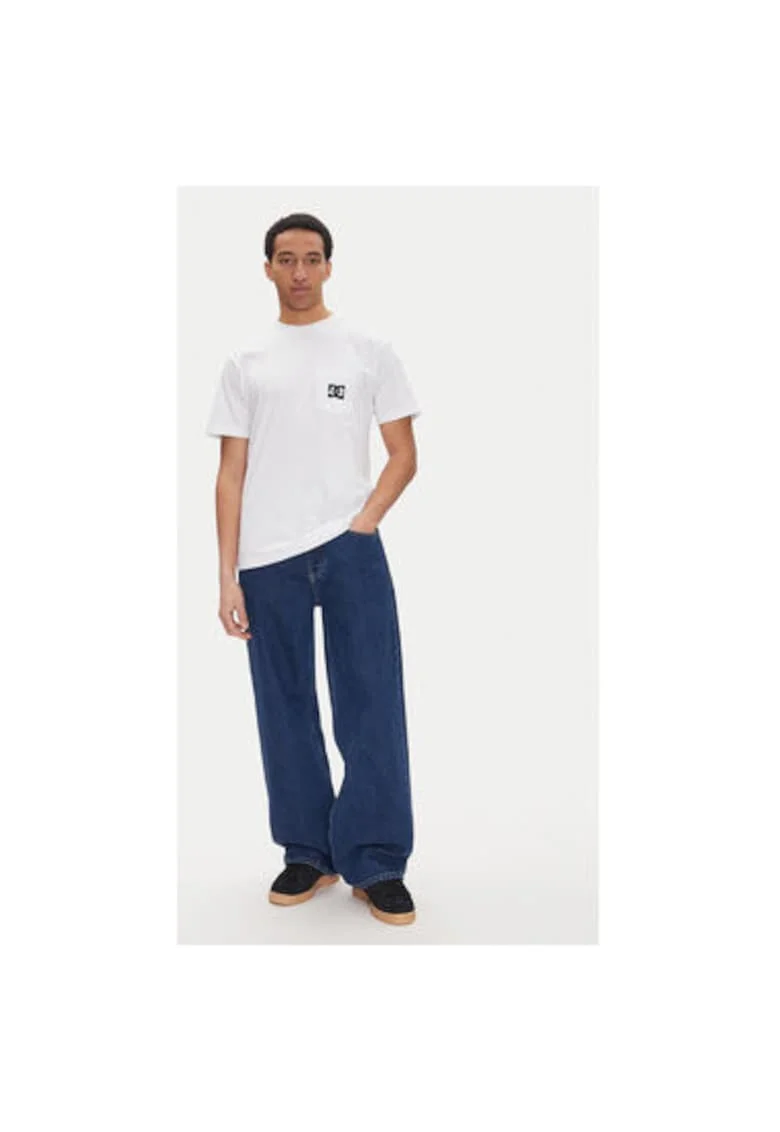 Tricou barbati  ADYZT05377, Bumbac/Bumac reciclat, S INTL, Alb