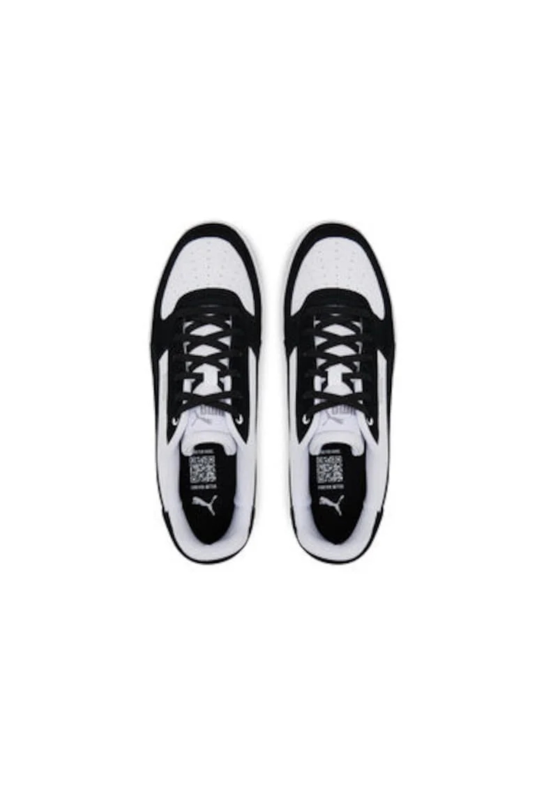 Pantofi sport barbati, 400710,  Piele naturala, Negru