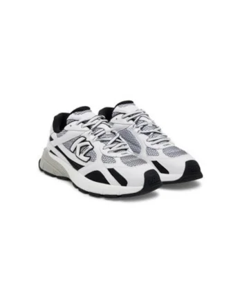 Pantofi sport barbati, KL55525,  Piele naturala, Alb, Alb