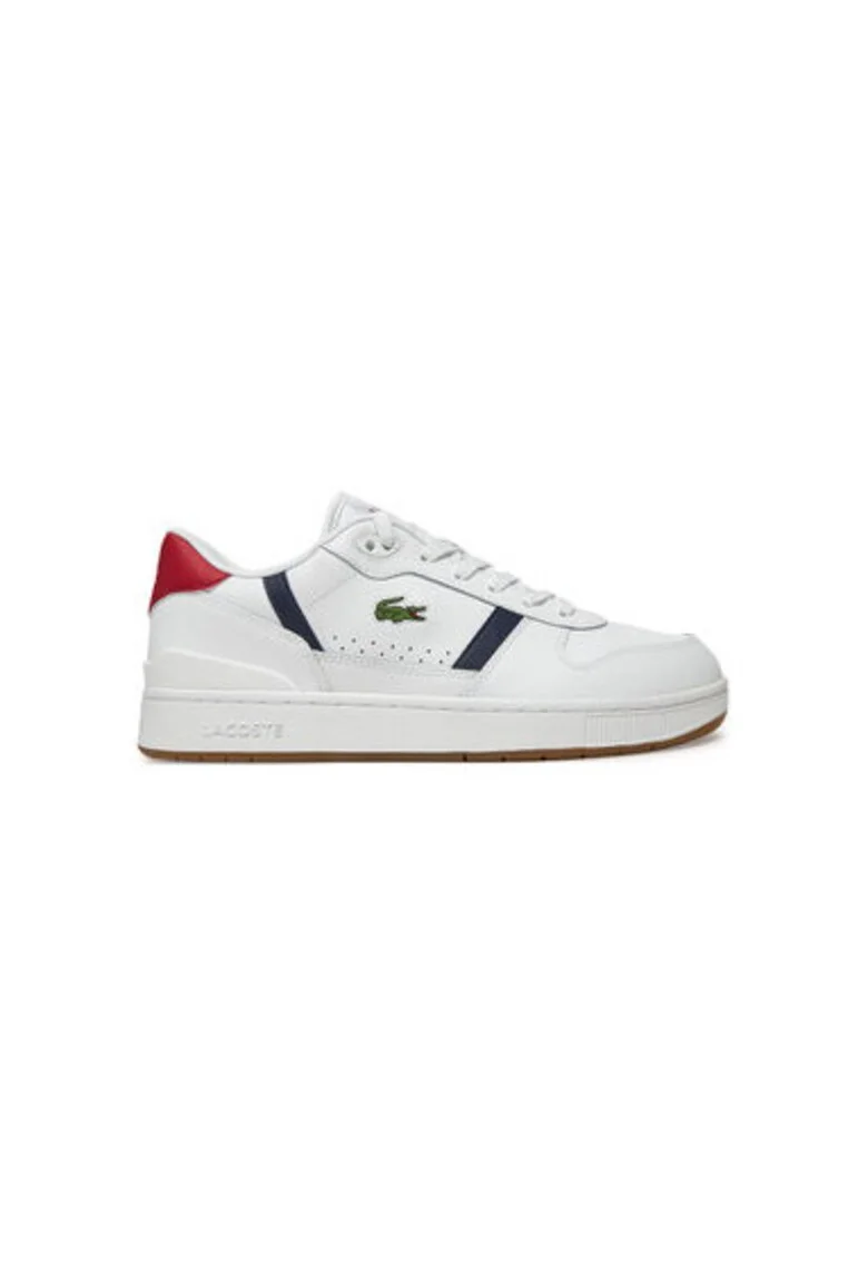Pantofi sport barbati, 748SMA0094,  Piele naturala, Alb