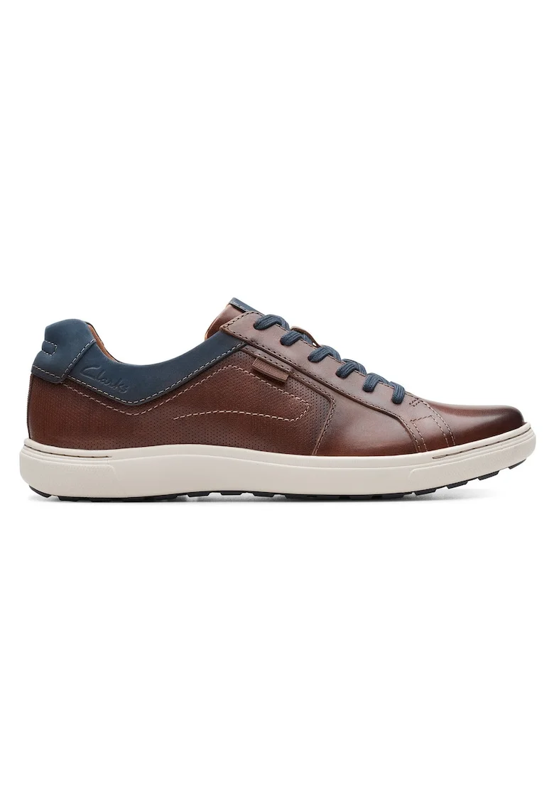 Pantofi sport barbati, 26176886,  Piele naturala, Maro