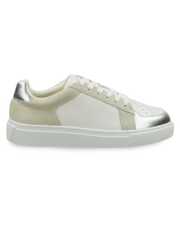 Pantofi sport dama, 30531877,  Piele naturala, Alb
