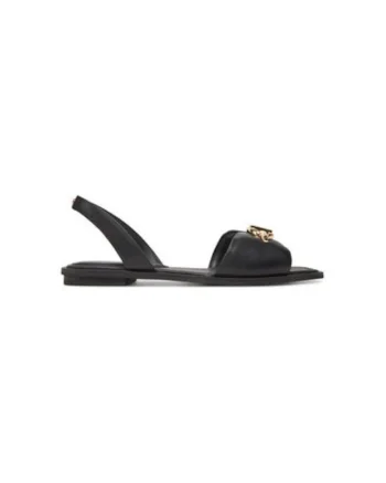 Sandale dama, 13966654,  Piele ecologica, Negru
