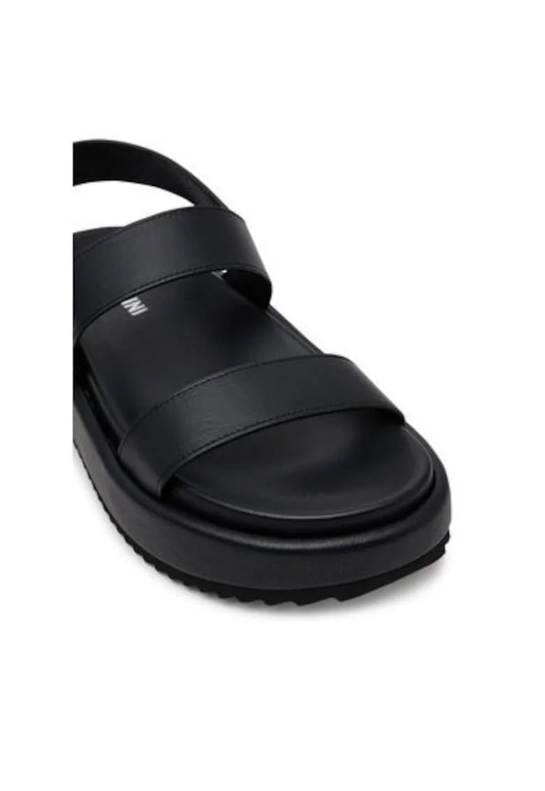 Sandale dama, SA16155G1MTL0000,  Piele naturala, Negru