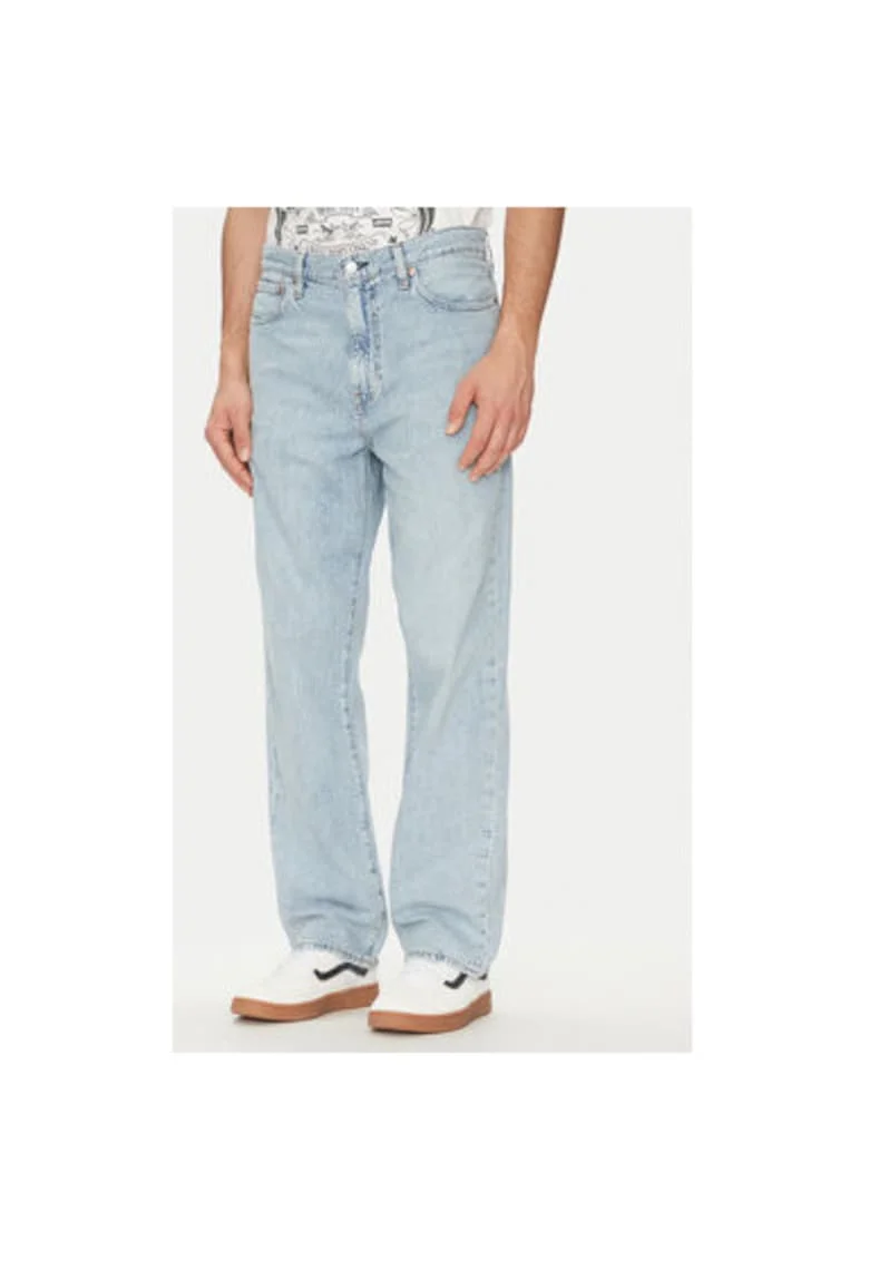 Pantaloni barbati Levi S, 29037-0070, Bumbac/In, Albastru, Albastru