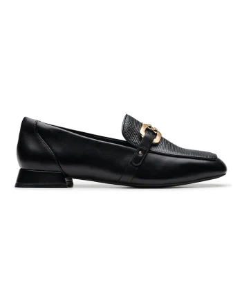 Pantofi loafer de piele Ubree, Negru