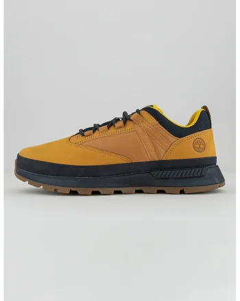 Pantofi sport low cut din piele Euro Trekker, Galben inchis