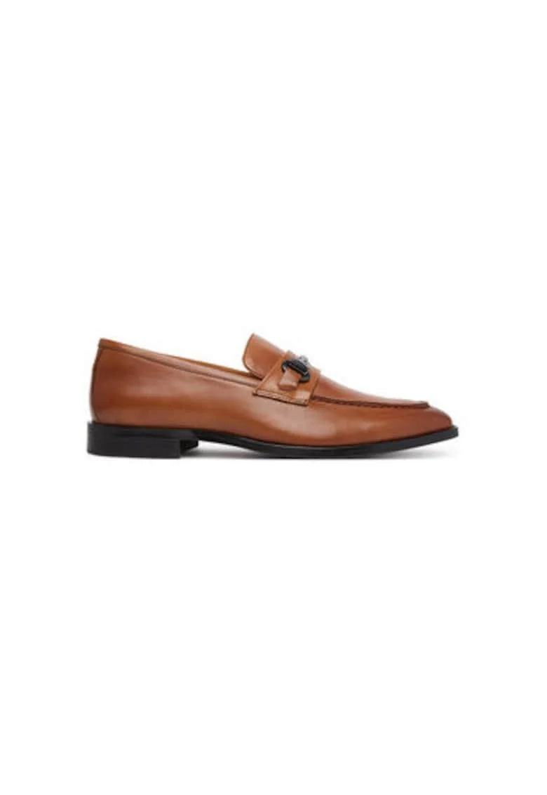 Pantofi barbati  13963660, Piele naturala, Maro