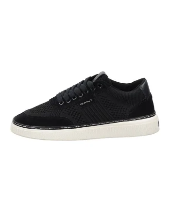 Pantofi sport cu garnituri din piele intoarsa San Prep, Negru