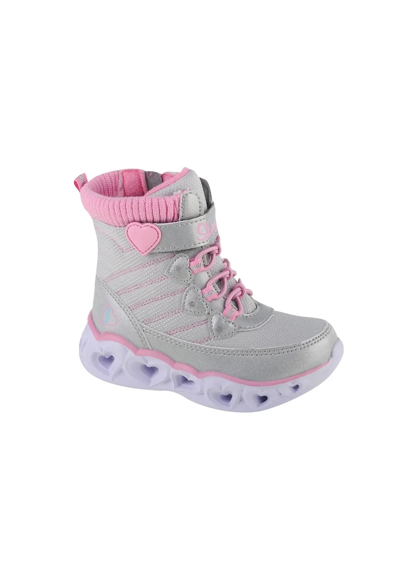 Bocanci de iarna,  Heart Lights - Heart Chaser 20287N-GYPK, Gri, Gri
