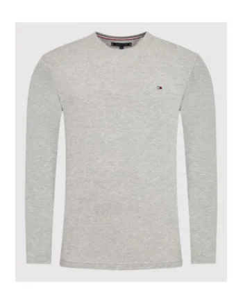Bluza cu maneca lunga din amestec de bumbac organic,