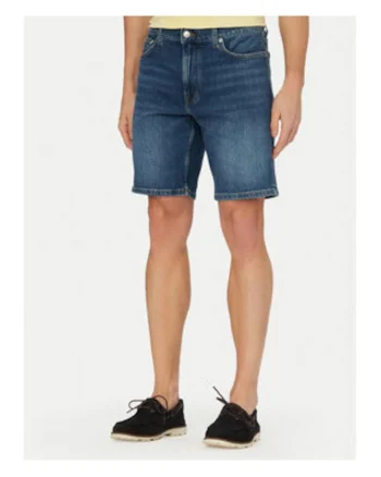Bermude din denim cu croiala dreapta,