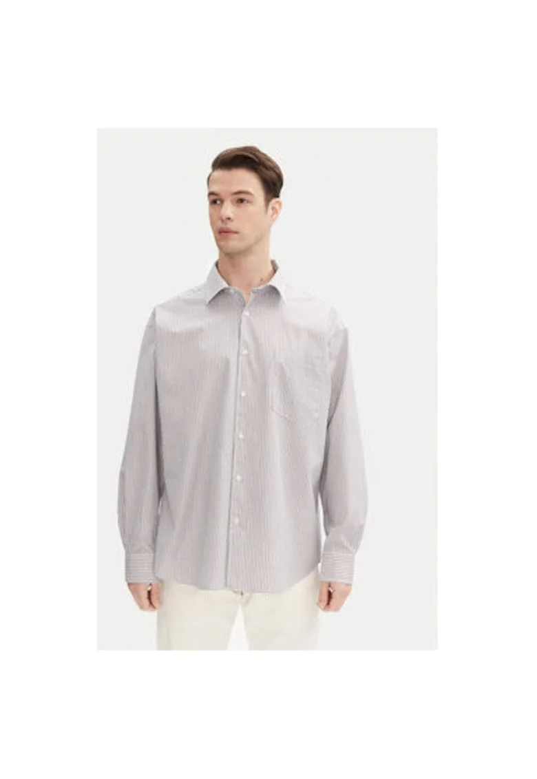 Camasa barbati Jack Jones, 12271085, Bumbac, Gri, Gri