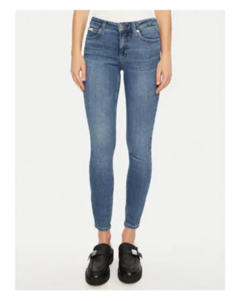 Blugi super skinny crop