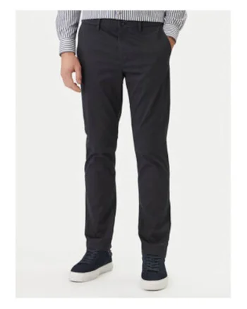 Pantaloni Chino uni cu croiala dreapta
