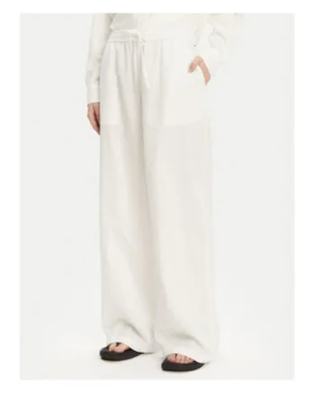 Pantaloni largi cu snur de ajustare