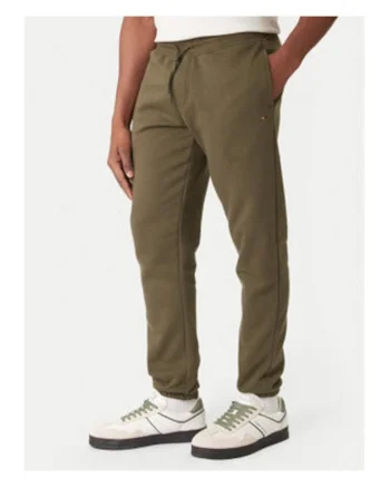 Pantaloni de trening drepti cu snur in talie
