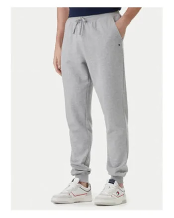Pantaloni de trening uni cu talie ajustabila,