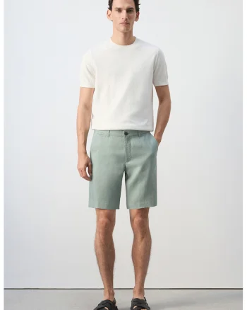 Bermude chino de in, Verde turcoaz