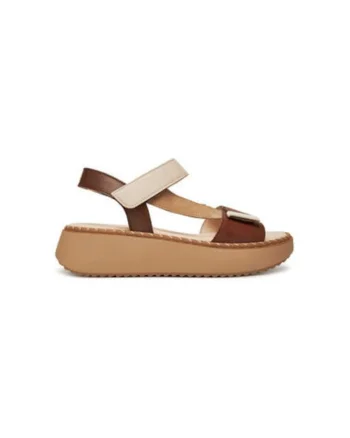Sandale dama, 64.593.24,  Piele naturala, Maro