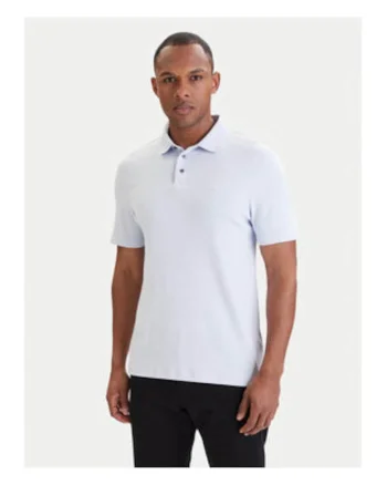 Tricou din bumbac cu guler polo