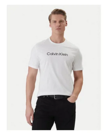 Tricou regular fit din bumbac cu logo contrastant pe piept