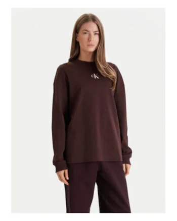 Bluza sport supradimensionata cu monogram pe piept