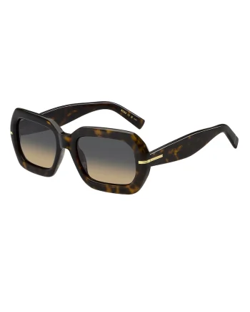 Ochelari de soare cu model tortoise, Maro inchis/Maro camel