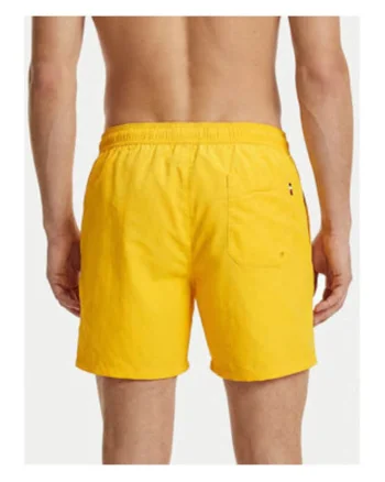 Pantaloni scurti de baie cu buzunar pe partea din spate