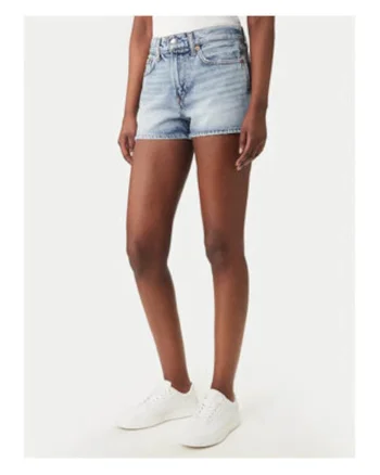Blugi scurti slim fit cu talie joasa