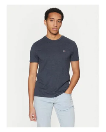 Tricou slim fit cu detaliu logo