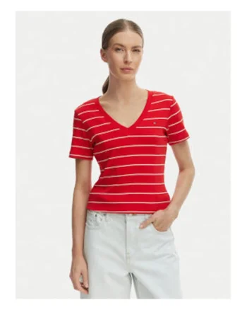 Tricou din bumbac cu dungi