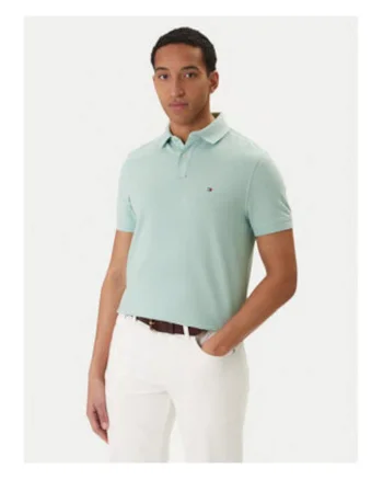 Tricou Polo din bumbac organic Cu logo brodat