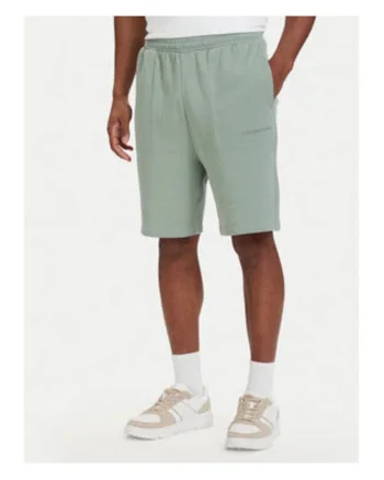 Pantaloni scurti de trening cu buzunare laterale si talie elastica