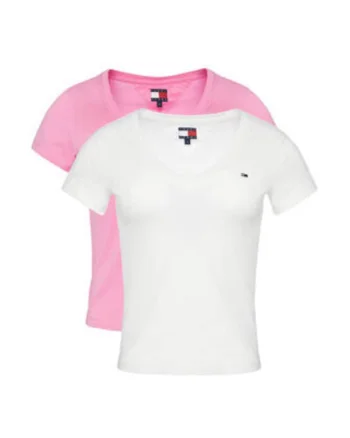 Set de tricouri uni din bumbac