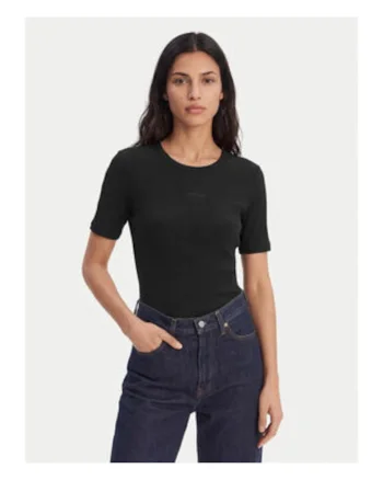 Tricou uni texturat.