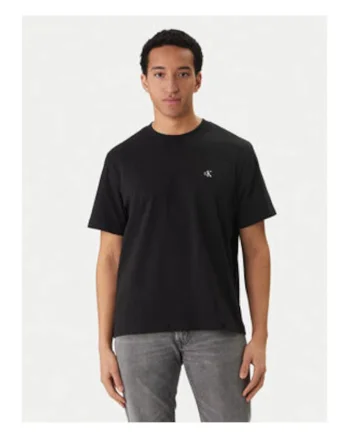 Tricou cu detaliu logo si decolteu la baza gatului