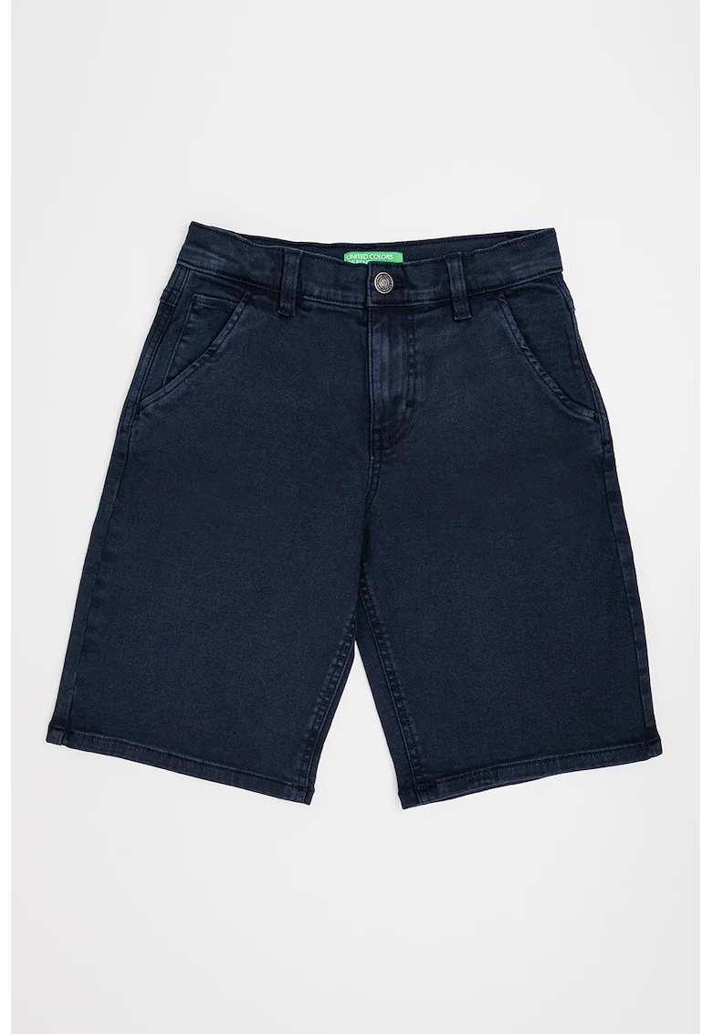 Pantaloni scurti de bumbac, Bleumarin