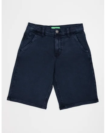 Pantaloni scurti de bumbac, Bleumarin
