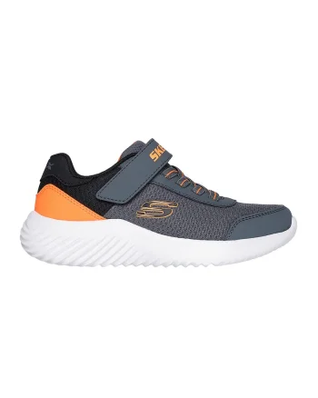 Pantofi sport cu velcro Bounder - Trekzic, Portocaliu/Gri carbune