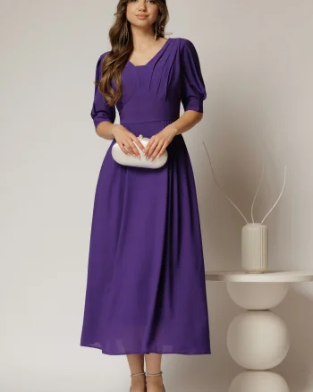 Rochie de ocazie mov lunga de ocazie