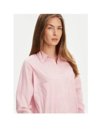 Camasa dama  54KXDQ0B2, Bumbac/Nylon, Roz, Roz