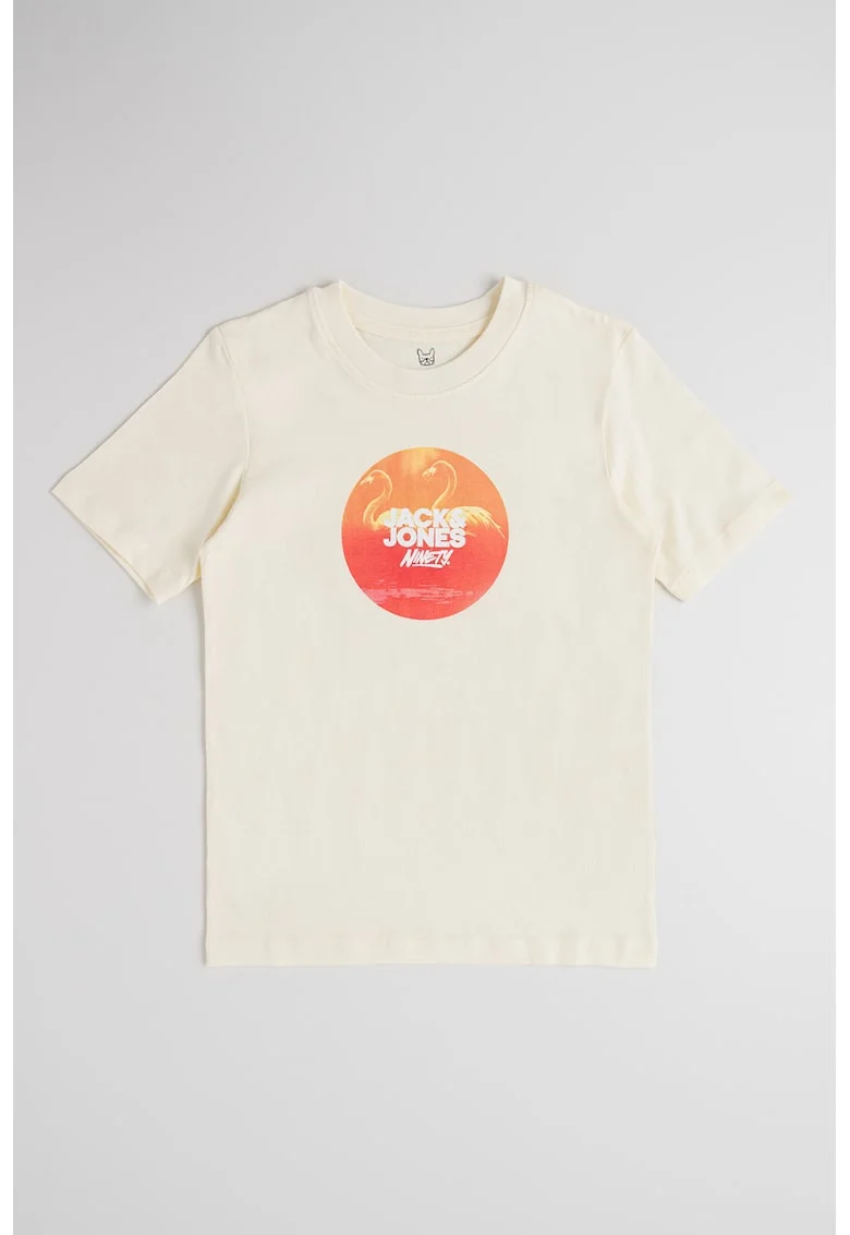 Tricou din bumbac cu imprimeu Varenna, Bej