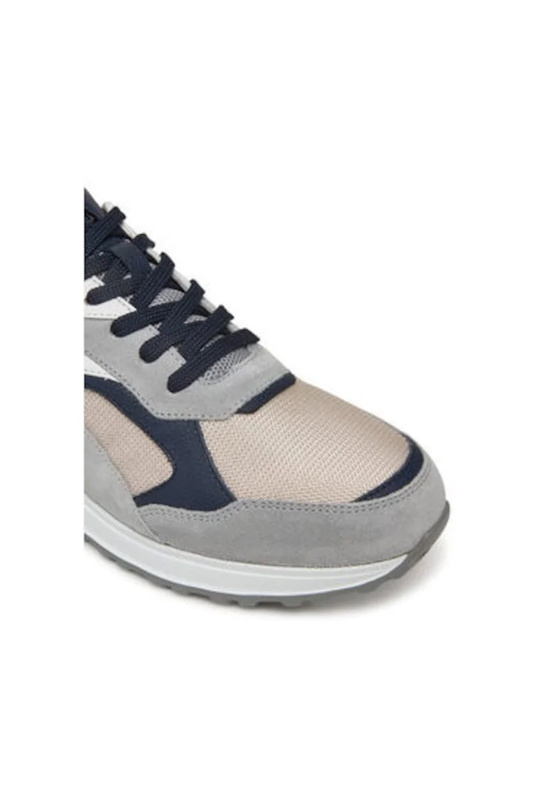Pantofi sport barbati, 12521505,  Piele naturala, Gri