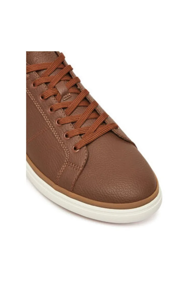 Pantofi sport barbati, 13450249,  Piele ecologica, Maro
