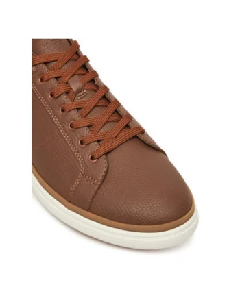 Pantofi sport barbati, 13450249,  Piele ecologica, Maro