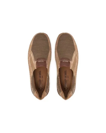 Pantofi sport barbati, 44978,  Piele naturala, Maro