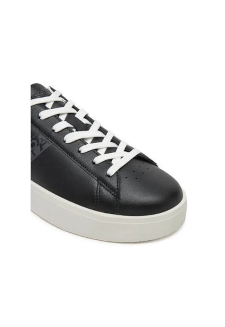 Pantofi sport dama, NP0A4IQ8,  Piele naturala, Negru